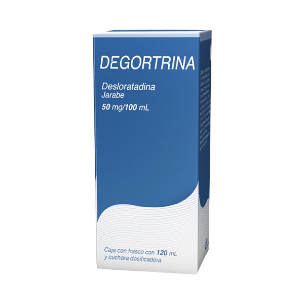 DEGORTRINA JARABE Fco. 120 ML. 50 MG/100 ML. desloratadina