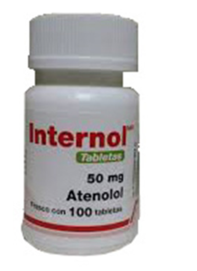 INTERNOL c/100 TABS.  50 MG.