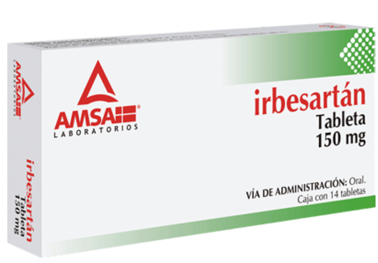 IRBESARTÁN (Amsa) c/14 TABS. 150 MG.