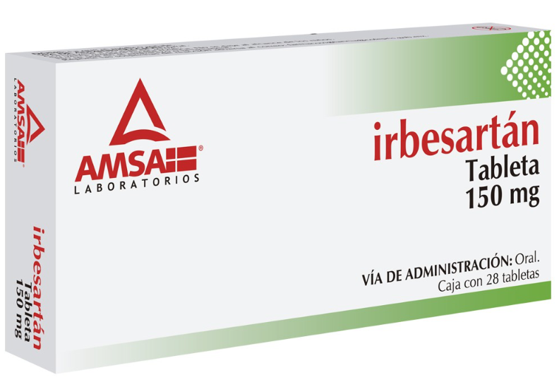 IRBESARTÁN (Amsa) c/28 TABS. 150 MG.