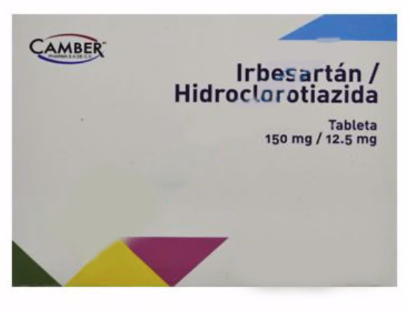IRBESARTÁN/HIDROCLOROTIAZIDA (CAMBER) C/14 TABS. 1