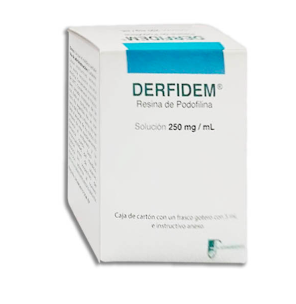 DERFIDEM SOLUCIÓN Fco. Gotero 5 ML. 250 MG/1 ML.