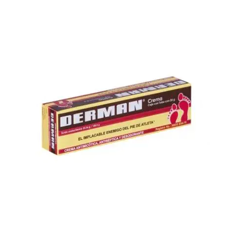 DERMAN CREMA Tubo c/25 G. 20.36 G/100 G.