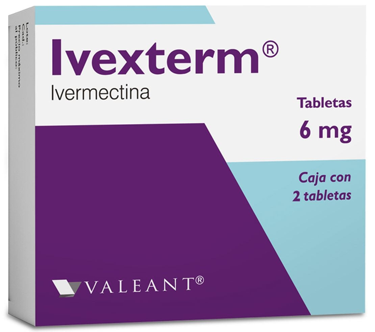 IVEXTERM c/2 TABS. 6 MG. ivermectina