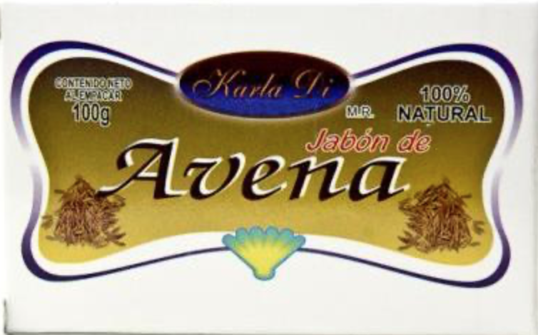 JABÓN de AVENA (Karla Di) Barra c/100 G.