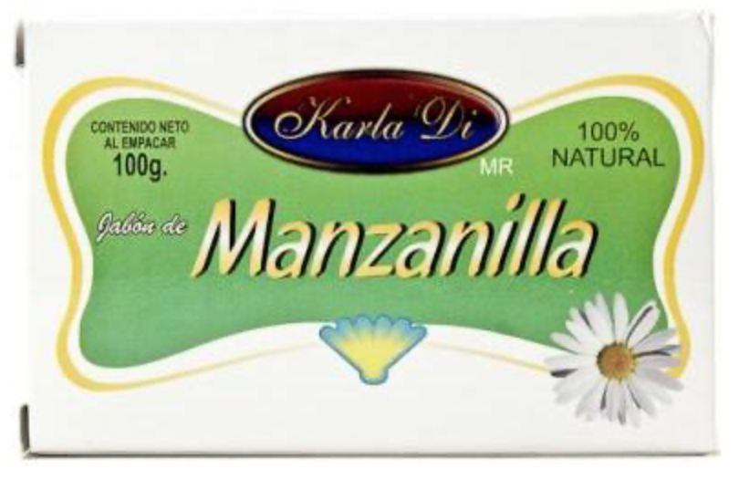 JABÓN de MANZANILLA (Karla Di) Barra c/100 G.
