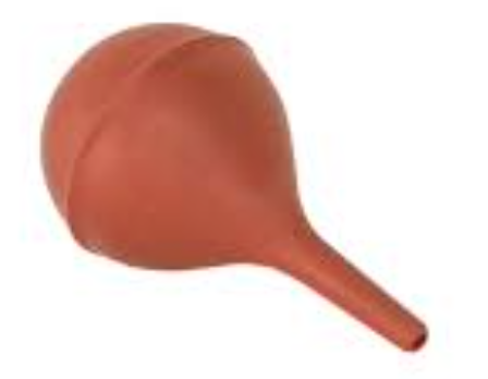 JERINGA PERA TODA DE HULE (Edigar) No.1 Caja c/1 Pza.