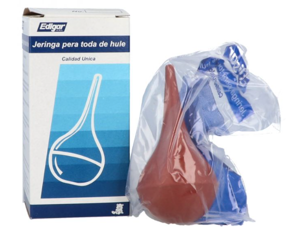 JERINGA PERA TODA DE HULE (Edigar) No.4 Bolsa c/1 Pza.
