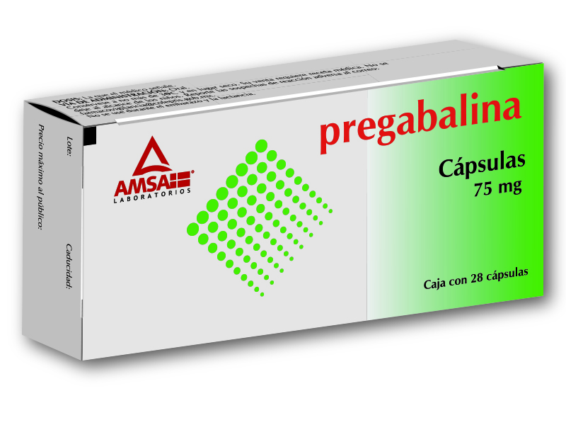 PREGABALINA (AMSA) C/28 CAPS. 75 MG.
