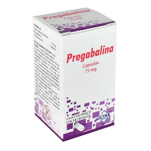 PREGABALINA (Ultra) c/14 CAPS.  75 MG.