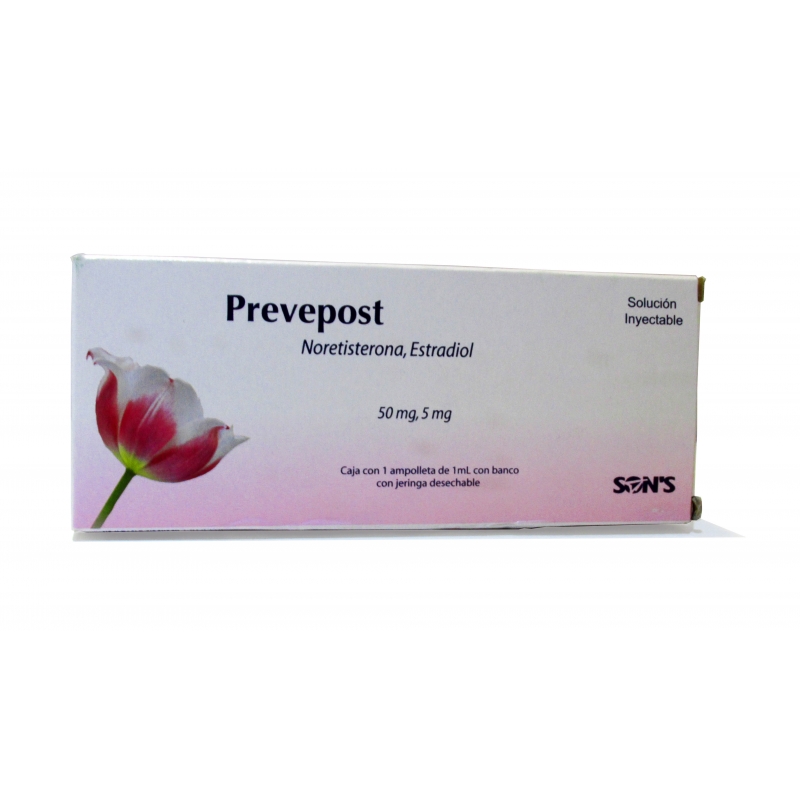 PREVEPOST Sol. Iny. c/1 AMPTA. 50-5 MG/1 ML. y Jeringa.