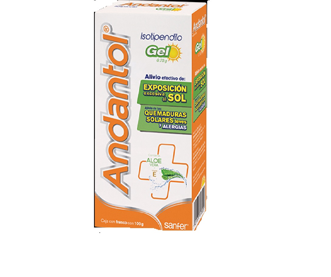 ANDANTOL GEL Fco. 100 G. 0.75 G/100 G.