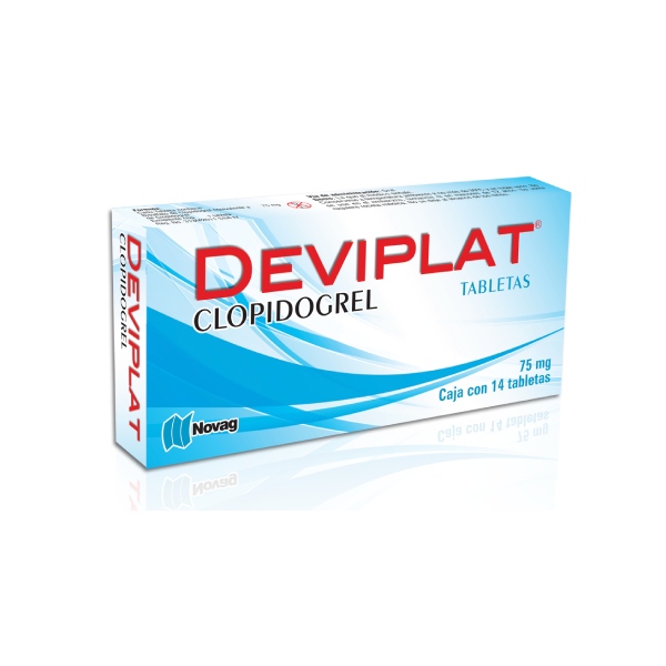 DEVIPLAT c/14 TABS. 75 MG.