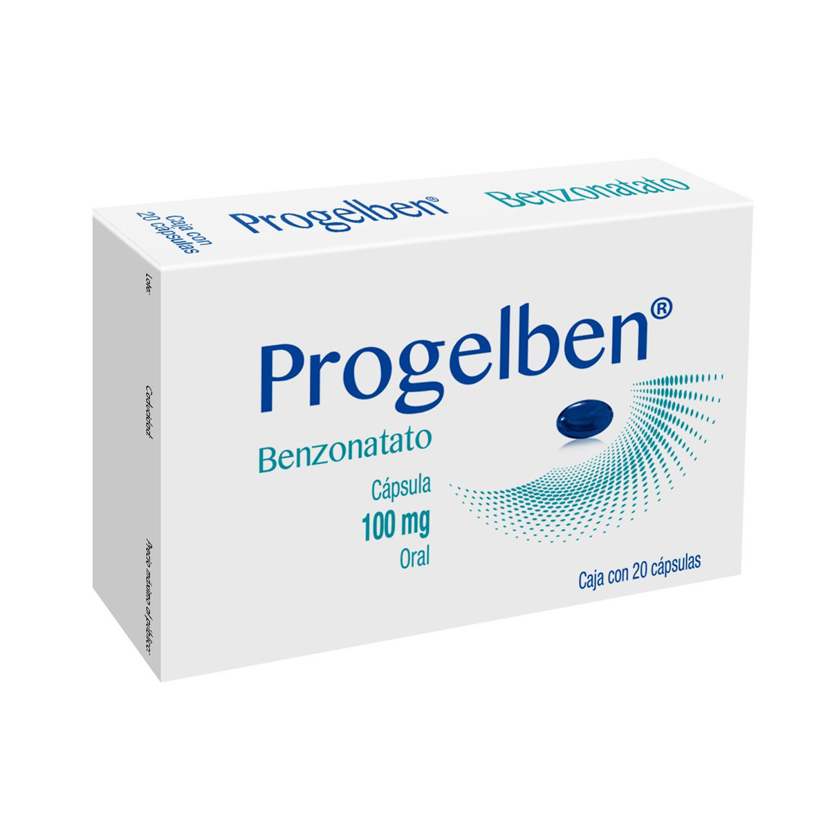 PROGELBEN c/20 CAPS. 100 MG.