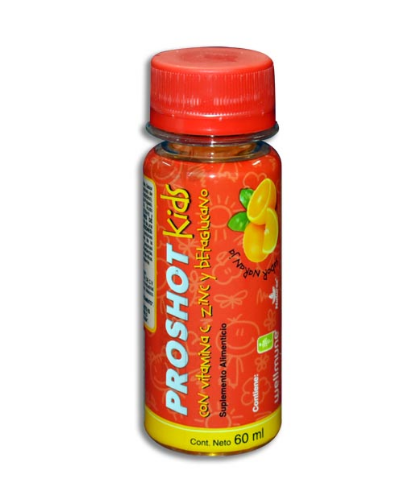 PROSHOT KIDS Sab. Naranja Fco. 60 ML. 60-50-10.5 MG.