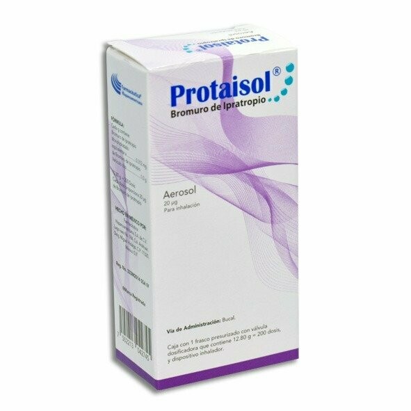 PROTAISOL AEROSOL P/INHALACIÓN C/200 DOSIS 20 MCG.