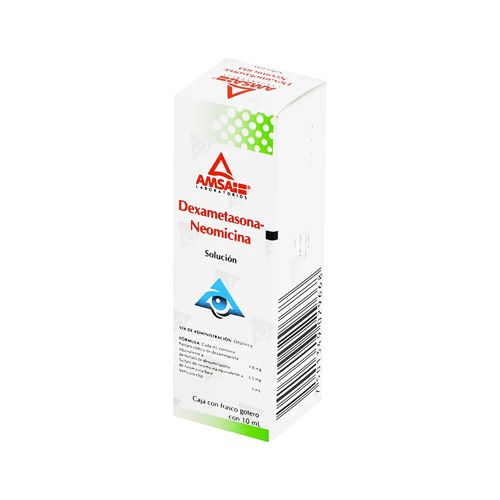 DEXAMETASONA/NEOMICINA (Amsa) SOL. OFT. Fco. Gotero 10 ML. 1-3.5 MG/1 ML.