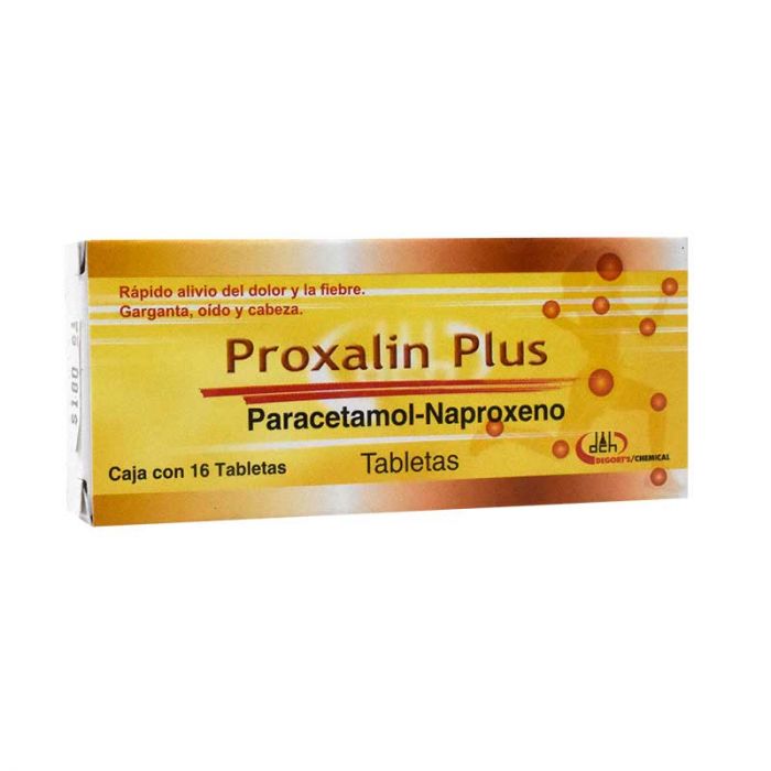 PROXALIN PLUS c/16 TABS. 300/250 MG.