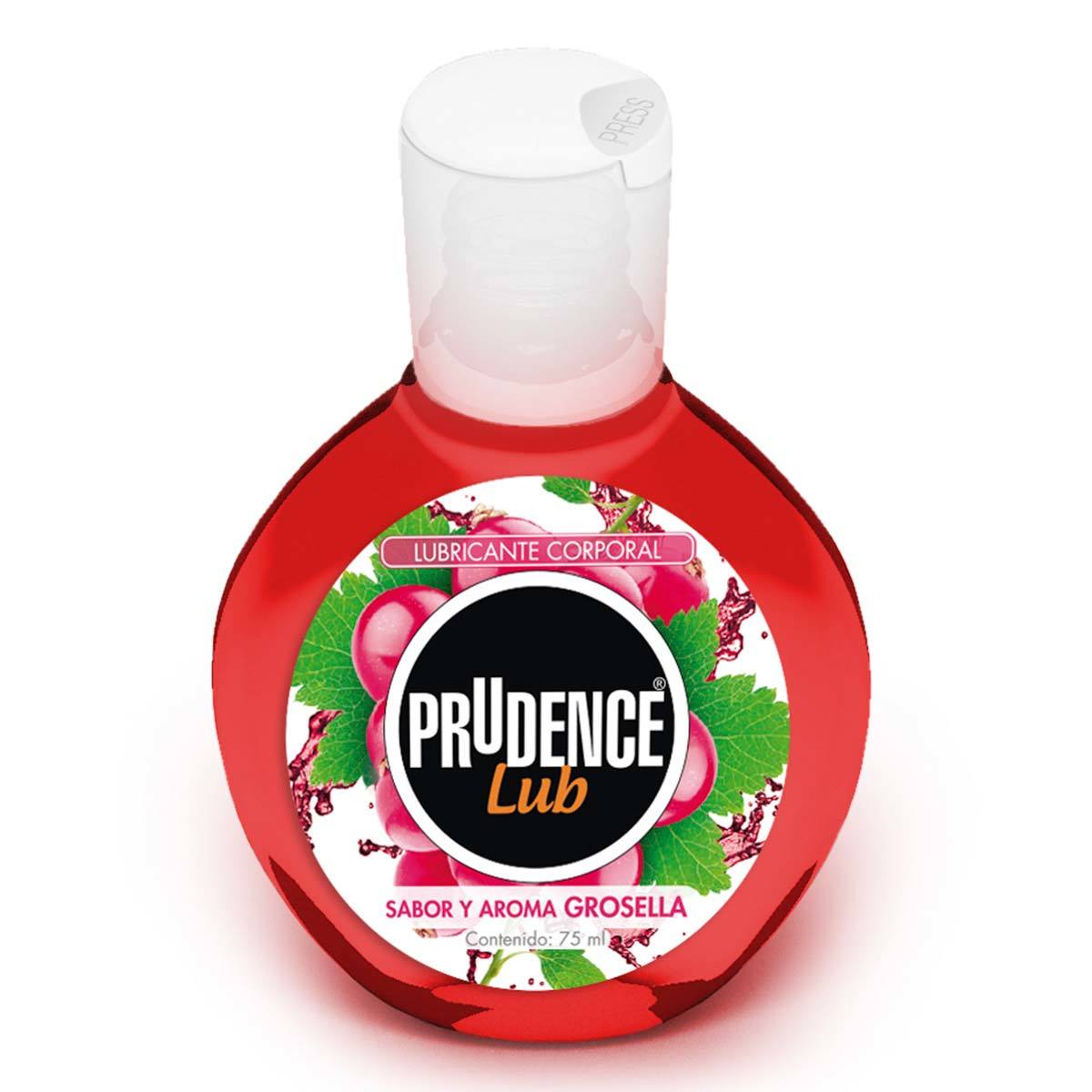 PRUDENCE LUB Lubricante Íntimo Sab./Aroma GROSELLA Fco. 75 ML.