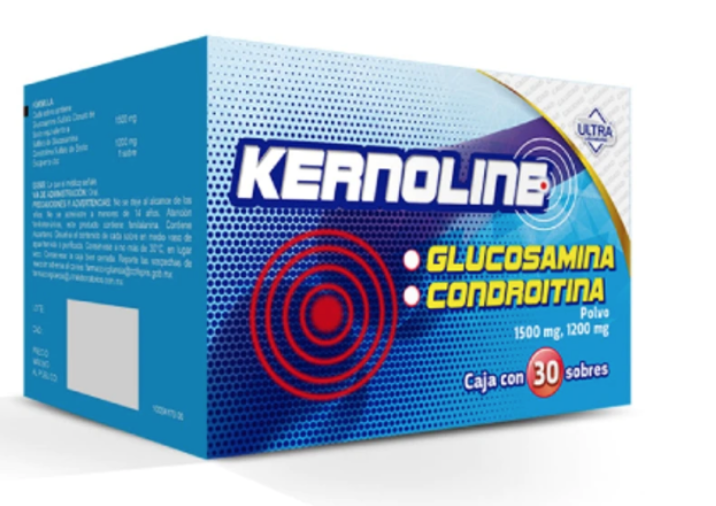 KERNOLINE c/30 SOBS. POLVO 1500/1200 MG. glucosamina+condroitina