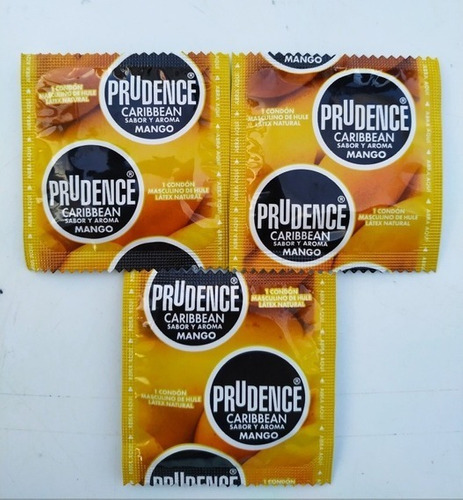 PRUDENCE Sabor y Aroma MANGO Cja. c/100 CONDONES.