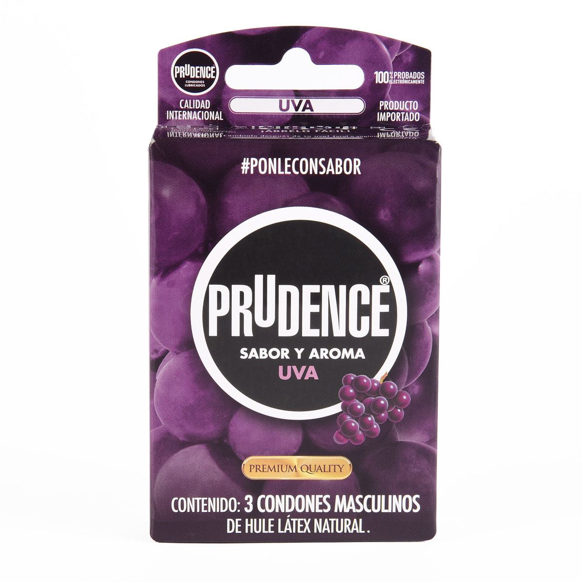 PRUDENCE Sabor y Aroma UVA Blister c/3 Condones.