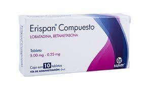 🚚MAVER Erispan Compuesto 5mg .25mg 10tabs