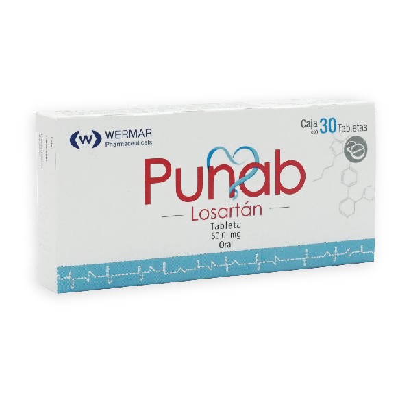 PUNAB c/30 TABS 50 MG.