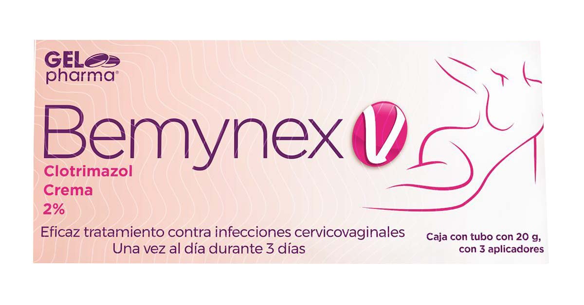 BEMYNEX-V CREMA 2% Tubo c/20 G. y 3 Aplicadores.