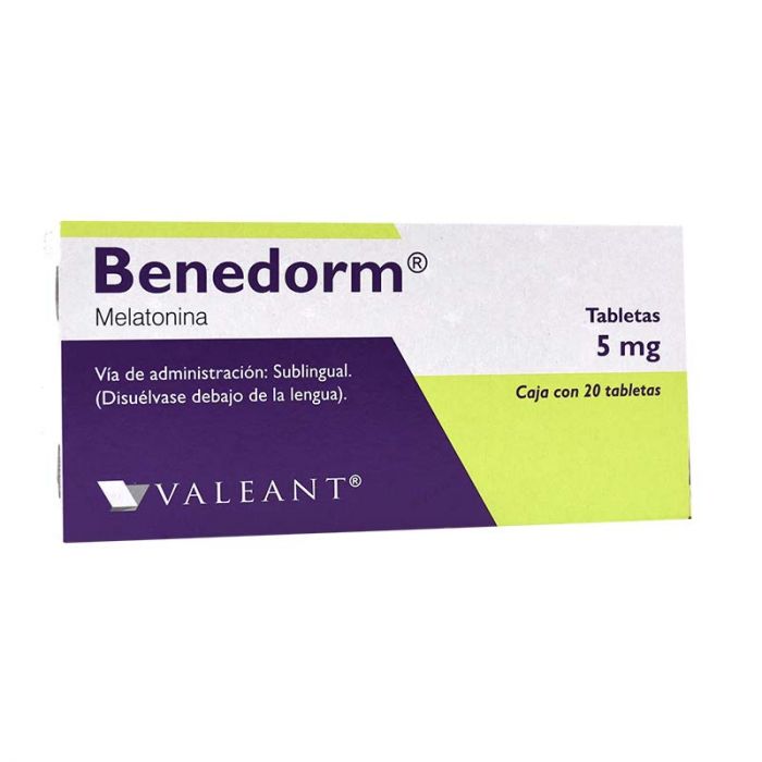 BENEDORM c/20 TABS. Sublingual 5 MG.