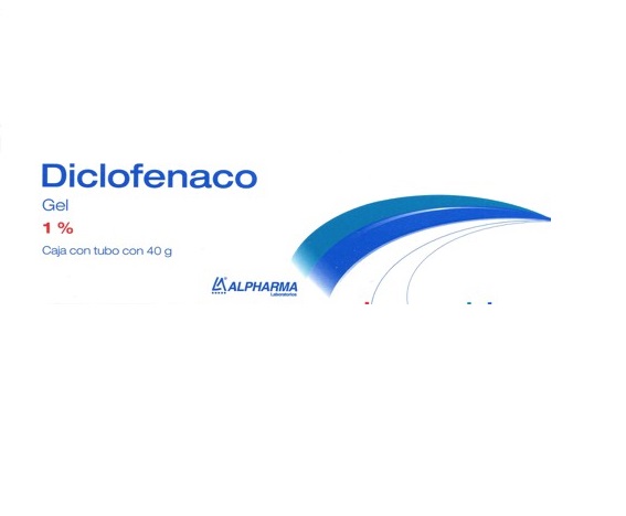 DICLOFENACO (ALPHARMA) GEL 1% TUBO C/40 G.