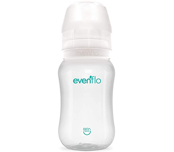 BIBERÓN "EVENFLO" COLORES VARIOS C/MAMILA 4 OZ/120