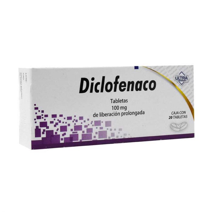🚚ULTRA Diclofenaco 100mg 20tabs