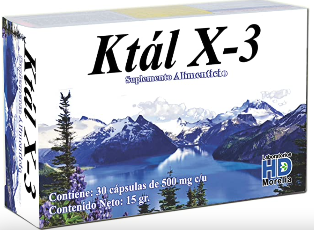 KTÁL X-3 c/30 CAPS. 500 MG.             
