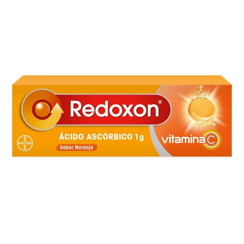 REDOXON C/10 TABS. EFERVS. SABOR NARANJA 1 G.