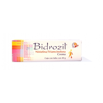 BIDROZIL CREMA Tubo c/40 G. 100,000 U-1 MG/1 G. nistatina+triamcinolona