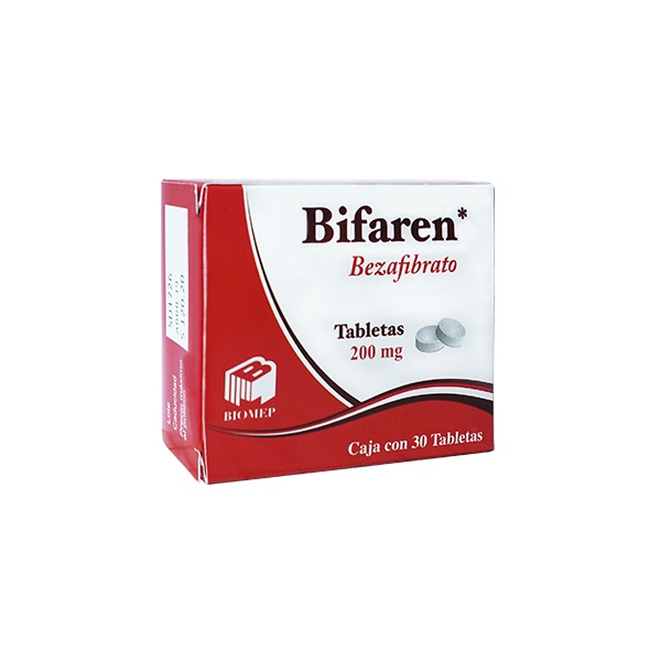 BIFAREN C/30 TABS. 200 MG. bezafibrato