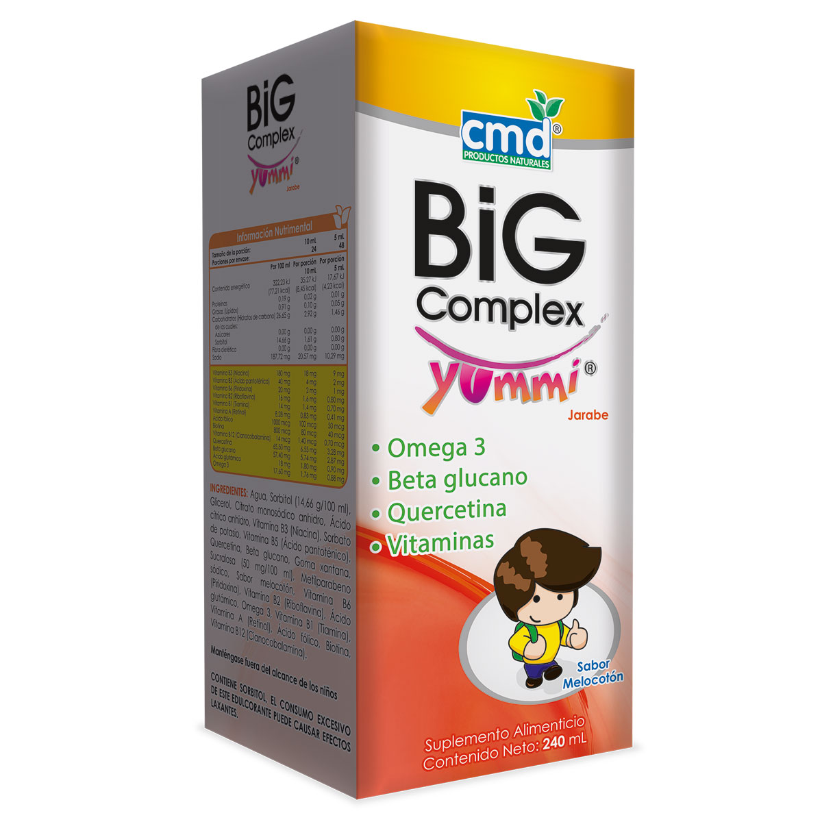 BIG COMPLEX Yummi JARABE Fco. 240 ML.