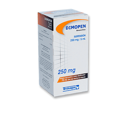 DIMOPEN SUSP. FCO. 75 ML. 250 MG/5 ML.