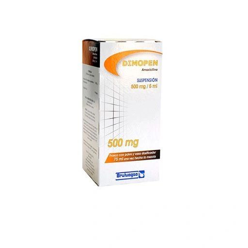 DIMOPEN SUSP. FCO. 75 ML. 500 MG/5 ML.