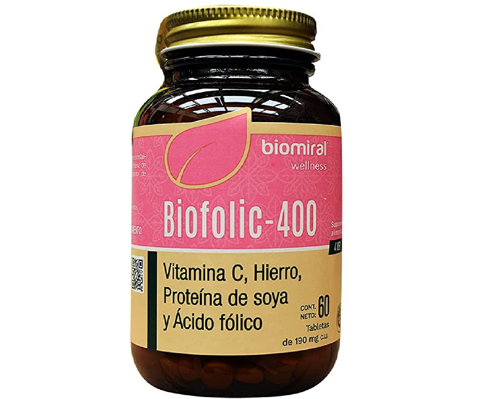 BIOFOLIC-400 c/60 TABS. 190 MG.