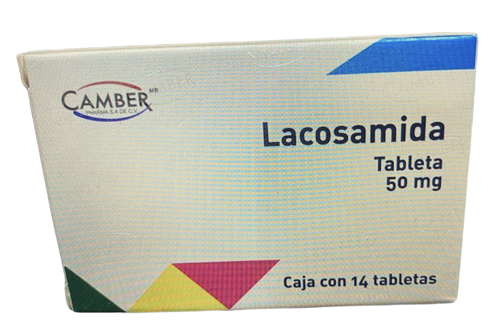 LACOSAMIDA (Camber) c/14 TABS.  50 MG.