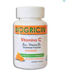 BIOGRICIN c/30 TABS. MASTICABLES Sab. Naranja 1 G.