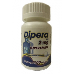 DIPERA c/100 TABS. 2 MG. loperamida