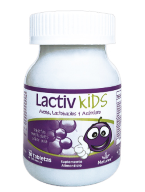 LACTIV Kids c/30 TABS. MASTICABLES Sab. Uva 537 MG.