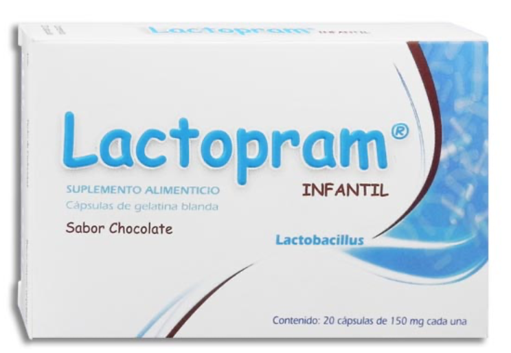 LACTOPRAM c/20 CAPS. 430 MG.