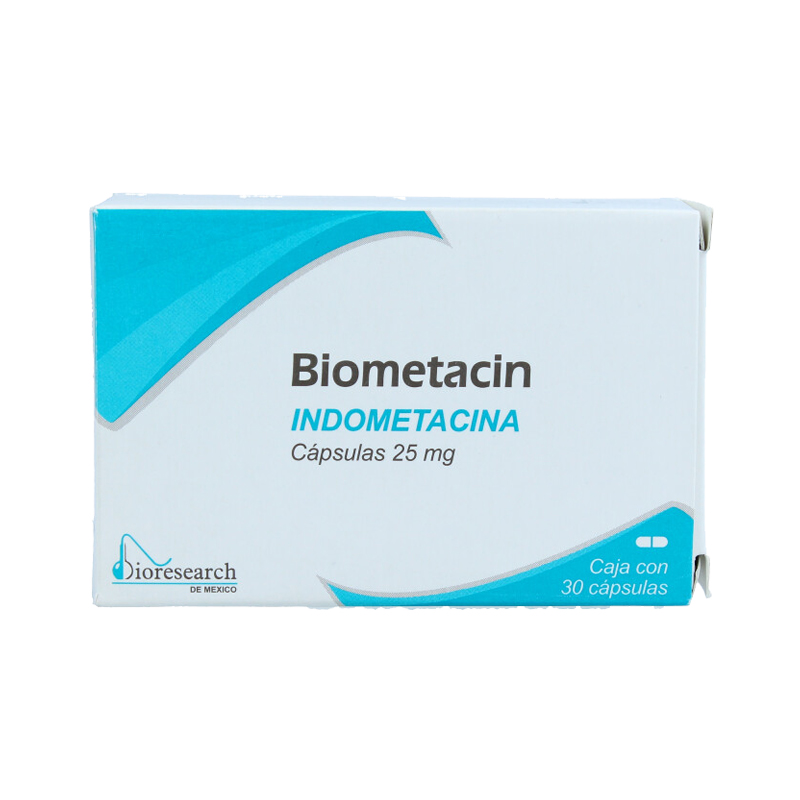 BIOMETACIN C/30 CAPS. 25 MG.