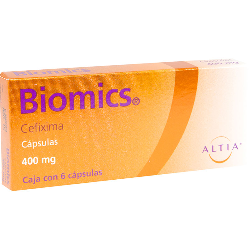 BIOMICS c/6 CAPS. 400 MG.
