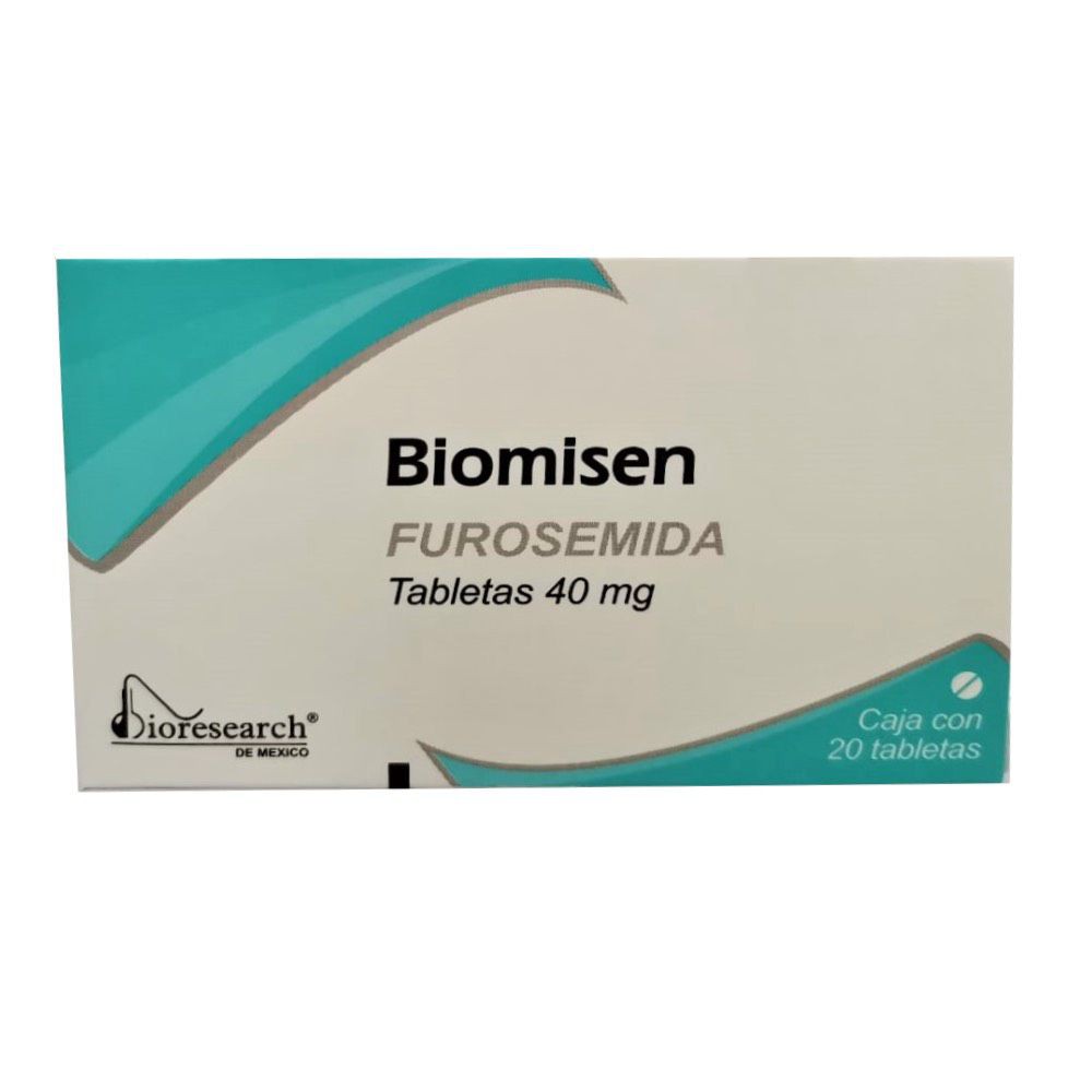 BIOMISEN C/20 TABS. 40 MG.