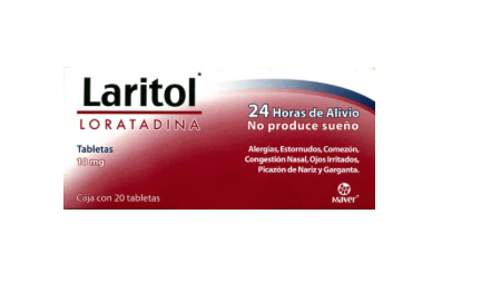 LARITOL c/20 TABS. 10 MG.